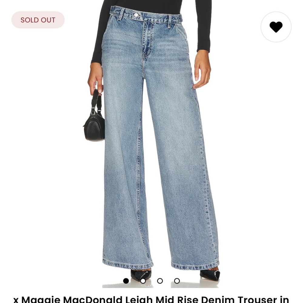 GRLFRND wide leg jeans